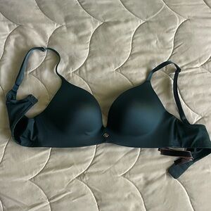 Victoria Secret So Obsessed Wireless Push Up Bra - Pine